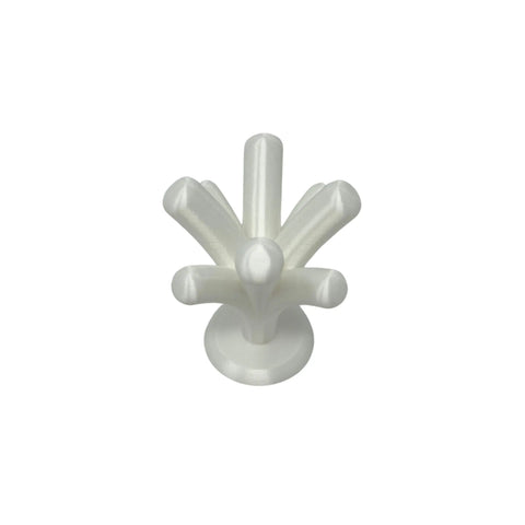 White Tree Jewelry Ring Display Organizer 3.5 Inch – Made in USA Chatelet Manufacturing 