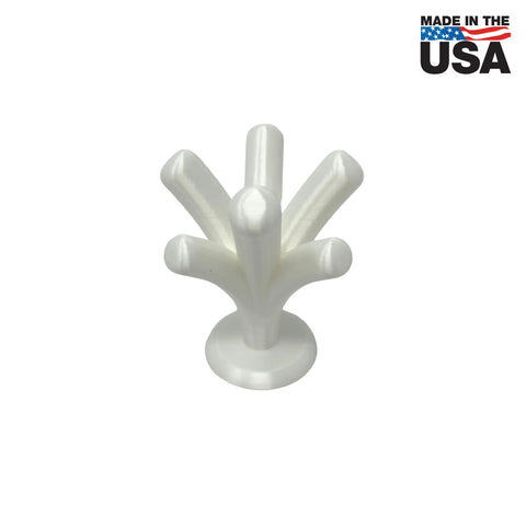 White Tree Jewelry Ring Display Organizer 3.5 Inch – Made in USA Chatelet Manufacturing 