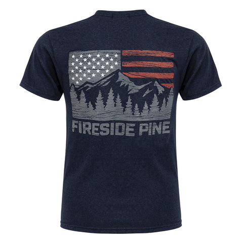 Whitebark Pine Lightweight American-made Tee Fireside Pine  Men's Shirt