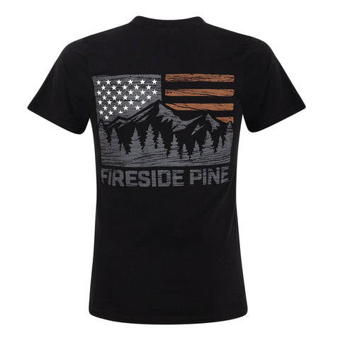 Whitebark Pine Lightweight American-made Tee Fireside Pine  Men's Shirt
