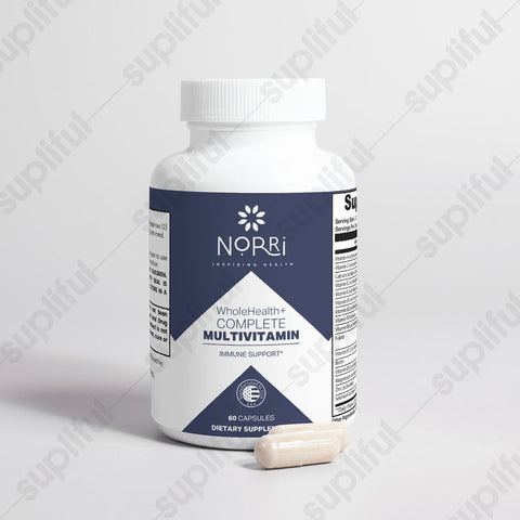 WholeHealth Plus Immune Support Multivitamin Capsules – 60 Count | Made in USA Norri Nutrition  Vitamins & Minerals