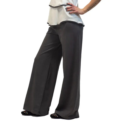 Wide Leg Organic Cotton Pants – High Waist Comfort – Handmade in USA Spiritex | Sustainable Apparel  Women's Pants & Shorts