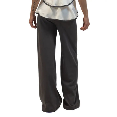 Wide Leg Organic Cotton Pants – High Waist Comfort – Handmade in USA Spiritex | Sustainable Apparel  Women's Pants & Shorts