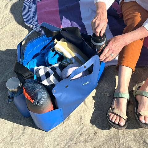 WideTote Organizer Bag – Multipurpose Travel Tote With Compartments | Made in USA eqpd