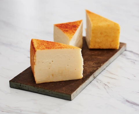 Wisconsin Muenster Cheese – Semi-Soft 14-19oz Blocks | Artisan Handcrafted Dairy | Made in USA Keystone Cheese  Cheese