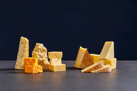 Wisconsin Peppercorn Cheddar Cheese 6-10oz – Aged White Cheddar with Black Peppercorns | Handcrafted in USA Keystone Cheese  Cheese