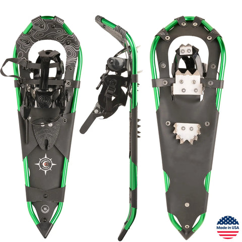 Women's Leadville 29 Blue Backcountry Snowshoes 29 Inch – Made in USA Crescent Moon  item