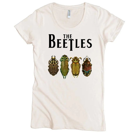 Women’s Organic Cotton Beetle Graphic Tee – Fitted Sustainable Shirt | Made in USA Spiritex | Sustainable Apparel  Women's Graphic Tees