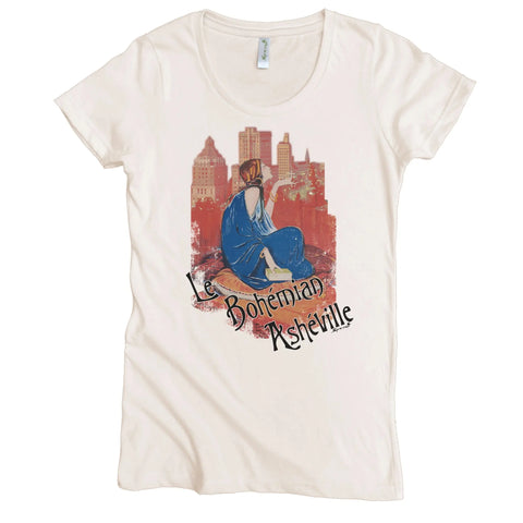 Women's Organic Cotton Graphic Tee – Fitted Waist Bohemian Style | Made in USA Spiritex | Sustainable Apparel  Women's Graphic Tees