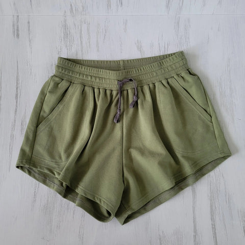 Women's Organic Cotton Lounge Shorts – Soft Breathable Fit – Made in USA | Wisconsin Handcrafted Comfort Adventure Clothes Company 