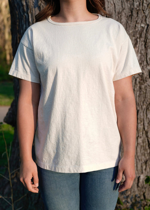Women’s Organic Cotton Scoop Neck T-Shirt Rowe Naturals  Organic Cotton Clothing
