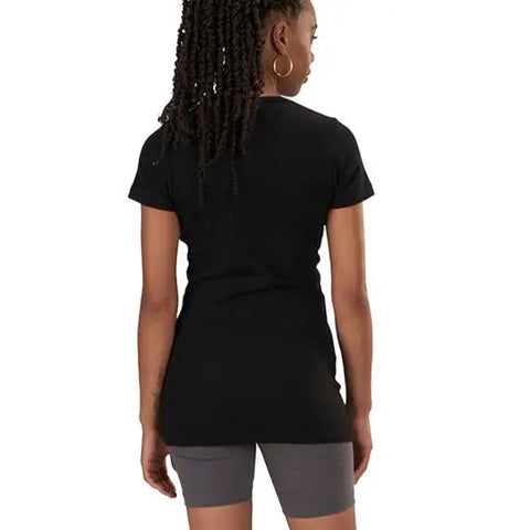 Women's Organic Cotton V-Neck Tee – Fitted Short Sleeve | Made in USA Spiritex | Sustainable Apparel  Women's Tees & Tanks
