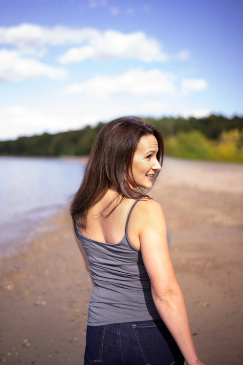 Women's Organic Merino Wool Camisole Tank Top – Soft Breathable Layer | Manufactured in USA Ramblers Way  Womens Tops