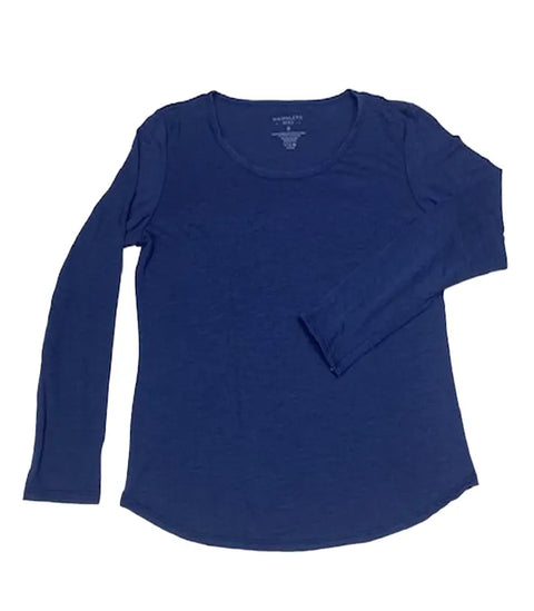 Women's Organic Merino Wool Scoop Neck Shirt – Soft Long Sleeve | Manufactured in USA Ramblers Way  Womens Tops