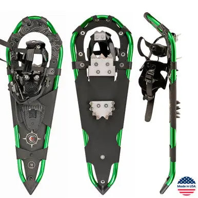Women’s Trail Snowshoes 24.5 Inch Vail Green – Made In USA Crescent Moon  item