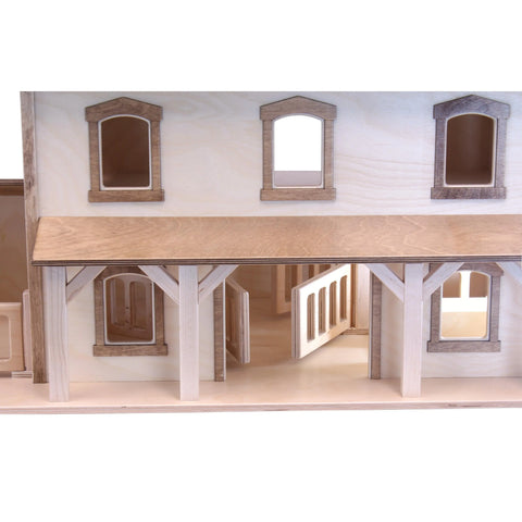 Wooden Pennsylvania Bank Barn Toy – Two-Story Heirloom Playhouse | Handcrafted in USA Amish Toy Box  Toy