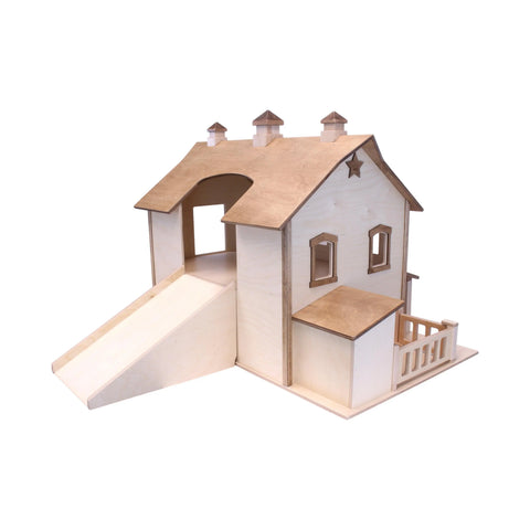 Wooden Pennsylvania Bank Barn Toy – Two-Story Heirloom Playhouse | Handcrafted in USA Amish Toy Box  Toy