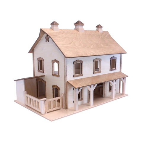 Wooden Pennsylvania Bank Barn Toy – Two-Story Heirloom Playhouse | Handcrafted in USA Amish Toy Box  Toy