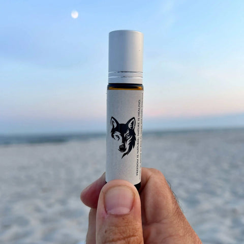 Woods After Dark Essence Roll-On Oil 10 ml – Organic Essential Oils Blend for Skin Care | Made in USA Born to be Free  Essence Roll-On Oil