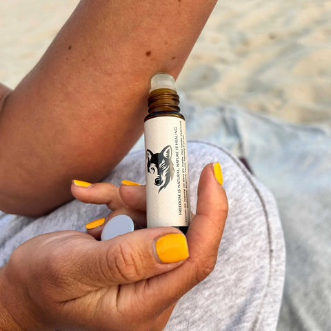 Woods After Dark Essence Roll-On Oil 10 ml – Organic Essential Oils Blend for Skin Care | Made in USA Born to be Free  Essence Roll-On Oil