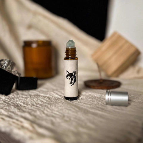 Woods After Dark Essence Roll-On Oil 10 ml – Organic Essential Oils Blend for Skin Care | Made in USA Born to be Free  Essence Roll-On Oil