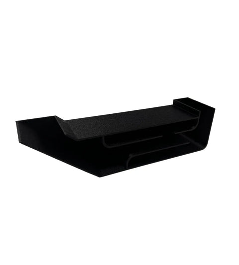 The Chatelet REEFSHAPE XL Underground Tunnel by Chatelet Manufacturing is a black, U-shaped metal bracket—perfect as a low-profile aquarium decor or as part of an underground fish and shrimp hideout. Size: 9.75 x 2.5. Made in USA.