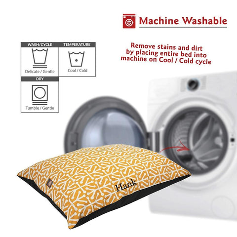 Aruba Personalized Dog Bed – Durable Poly-Cotton Cover – Majestic Pet | Made in USA Majestic Pet 