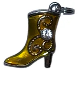 Yellow Rainboot Charm Jewelry Set – Hand-Painted Earrings and Necklace 18 Inch Chain | Michelle Marie Boutique Made in USA Michelle Marie Boutique  Jewelry Sets
