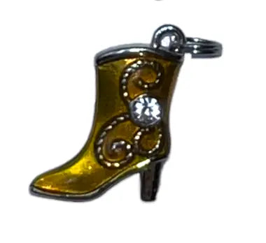 Yellow Rainboot Charm Jewelry Set – Hand-Painted Earrings and Necklace 18 Inch Chain | Michelle Marie Boutique Made in USA Michelle Marie Boutique  Jewelry Sets
