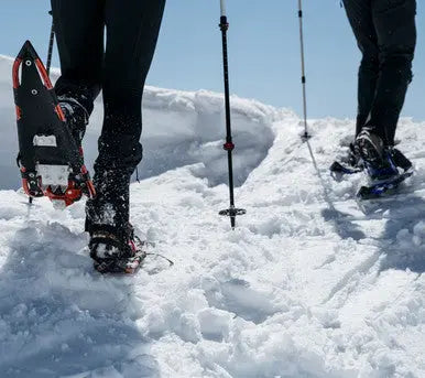 Yellowstone 24.5 Inch Yellow Lightweight Snowshoes – Ultra Grip | Made in USA Crescent Moon  item