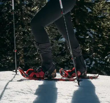 Yellowstone 24.5 Inch Yellow Lightweight Snowshoes – Ultra Grip | Made in USA Crescent Moon  item