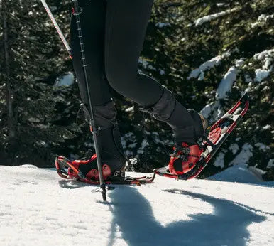 Yellowstone 24.5 Inch Yellow Lightweight Snowshoes – Ultra Grip | Made in USA Crescent Moon  item