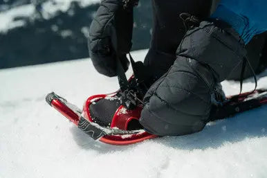 Yellowstone 24.5 Inch Yellow Lightweight Snowshoes – Ultra Grip | Made in USA Crescent Moon  item