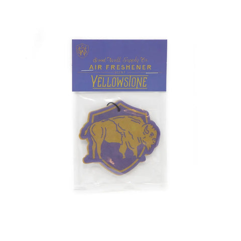 Yellowstone National Park Air Freshener Good & Well Supply Co.  Vehicle Air Fresheners