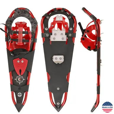 Yellowstone Red Trail Snowshoes 24.5 Inch – Light Weight | Made in USA Crescent Moon  item
