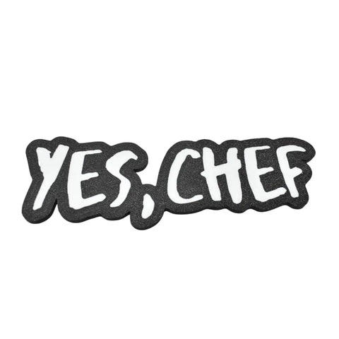 Yes Chef Kitchen Magnet – Handmade Kitchen Decor | Made in USA Chatelet Manufacturing 