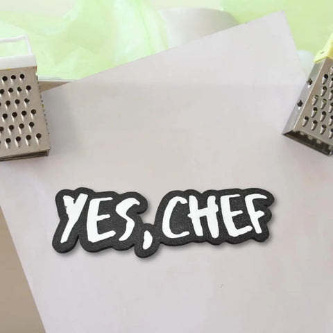 Yes Chef Kitchen Magnet – Handmade Kitchen Decor | Made in USA Chatelet Manufacturing 