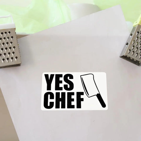 Yes Chef Kitchen Magnet – Handmade Kitchen Decor | Made in USA Chatelet Manufacturing 