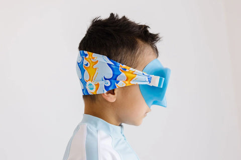 Youth Blaze Flame Print Swim Mask – Anti-Fog Shatter-Resistant Goggles for Kids 4-8 | Assembled in USA Splash Place  Youth Swim Mask