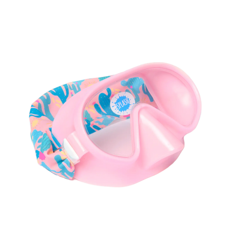 Youth Desert Sunshine Swim Mask with Flowering Cactus Print – Anti-Fog, Shatter Resistant Lens – Ages 4-8 | Assembled In USA Splash Place  Youth Swim Mask
