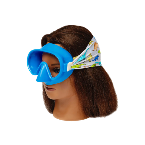 Youth Dino Swim Mask Goggles – 4-8 Years Old – Anti-Fog, Shatter Resistant Lenses | Assembled In USA by Splash Place Splash Place  Youth Swim Mask
