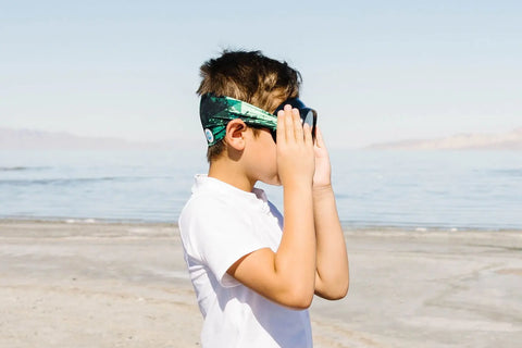 Youth Green Fusion Swim Mask Goggles – Anti-Fog, Shatter-Resistant Lenses | Assembled In USA Splash Place  Youth Swim Mask