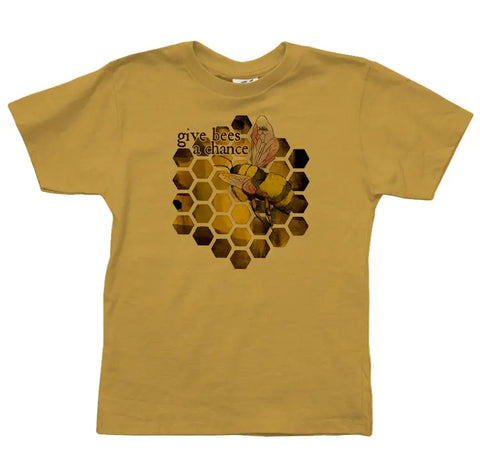 Youth Organic Cotton Bee Graphic Tee – Sustainable Kids Shirt | Made in USA Spiritex | Sustainable Apparel  Graphic Youth Tees
