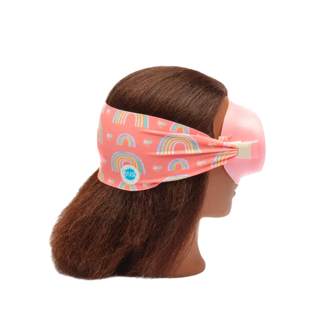 Youth Over The Rainbow Swim Mask – Anti-Fog Clear Lenses – Patented Design | Splash Place | Assembled in USA Splash Place  Youth Swim Mask