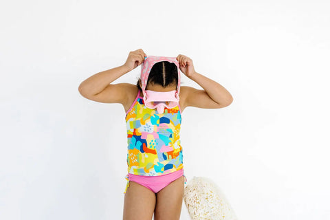 Youth Over The Rainbow Swim Mask – Anti-Fog Clear Lenses – Patented Design | Splash Place | Assembled in USA Splash Place  Youth Swim Mask