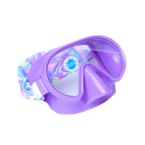 Youth Pastel Swirl Swim Mask – Patented Anti-Fog Goggles for Kids Ages 4-8 | Assembled in USA Splash Place  Youth Swim Mask