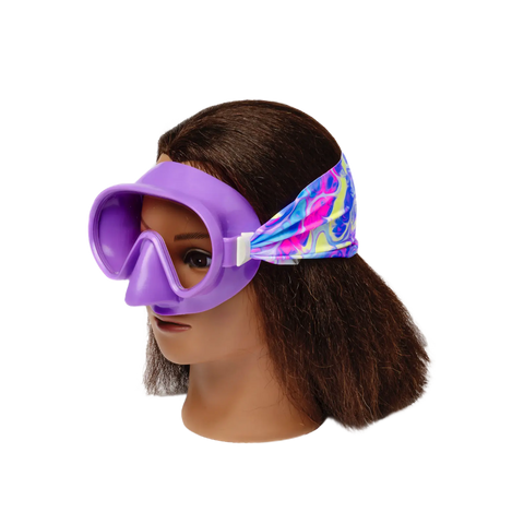 Youth Pastel Swirl Swim Mask – Patented Anti-Fog Goggles for Kids Ages 4-8 | Assembled in USA Splash Place  Youth Swim Mask
