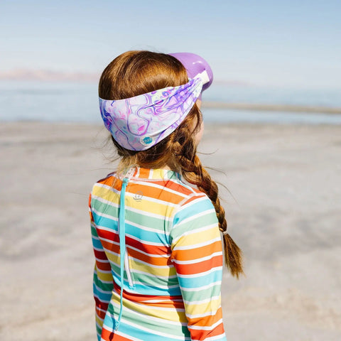 Youth Pastel Swirl Swim Mask – Patented Anti-Fog Goggles for Kids Ages 4-8 | Assembled in USA Splash Place  Youth Swim Mask