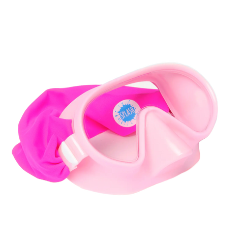 Youth Pretty in Pink Swim Mask – Anti-Fog, Hypoallergenic Goggles for Kids Ages 4-8 | Assembled in USA Splash Place  Youth Swim Mask
