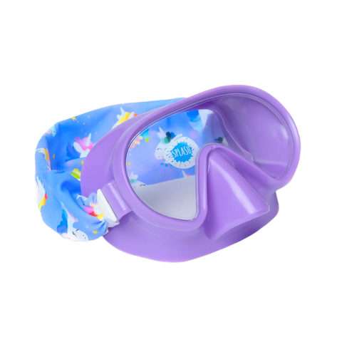 Youth Rainbow Unicorn Swim Mask – Patented Splash Place Goggles With Anti-Fog Lenses | Assembled In USA Splash Place  Youth Swim Mask